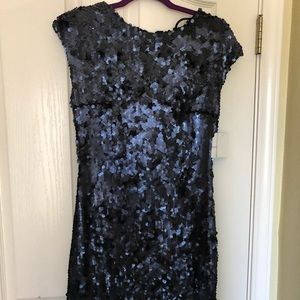 Donna Morgan. Navy color dress.